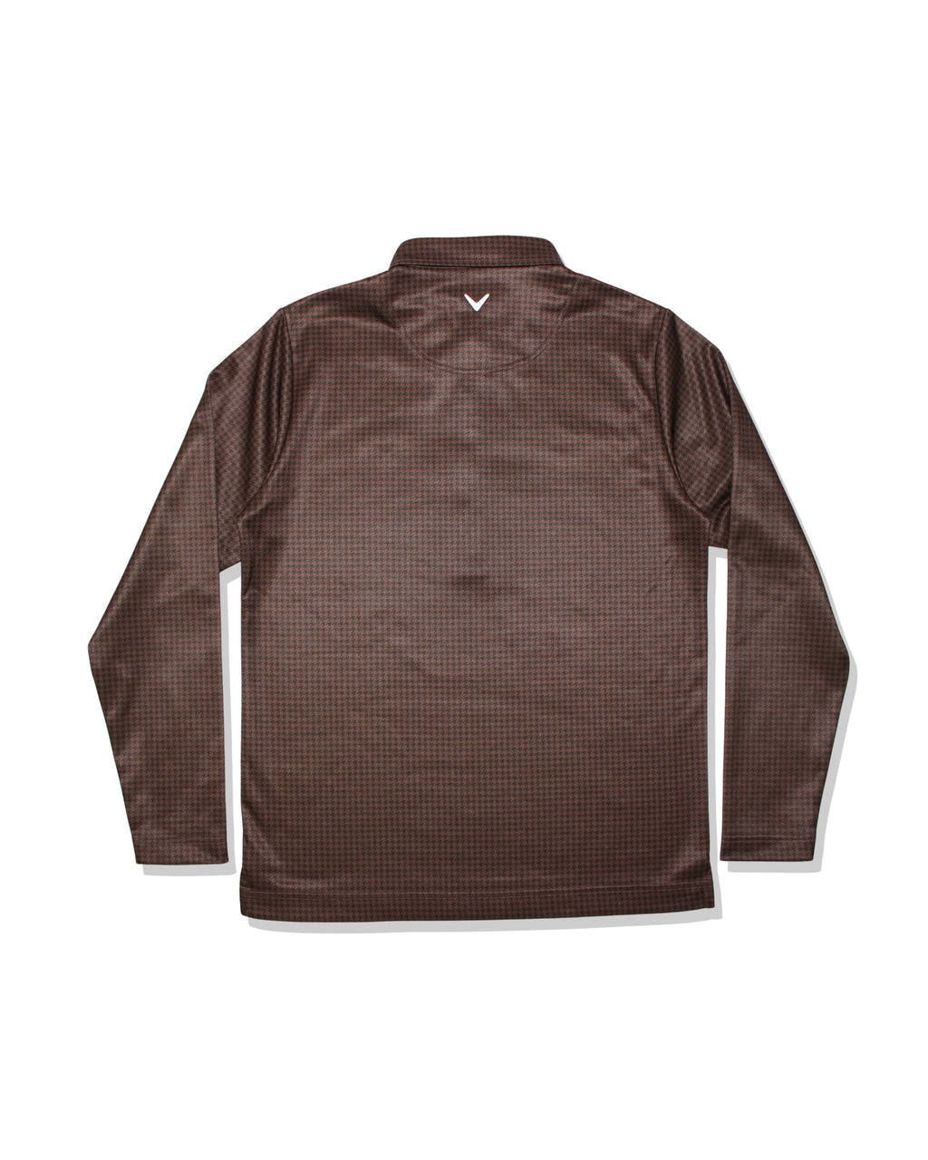 Callaway Brown Houndstooth Long Sleeve Shirt