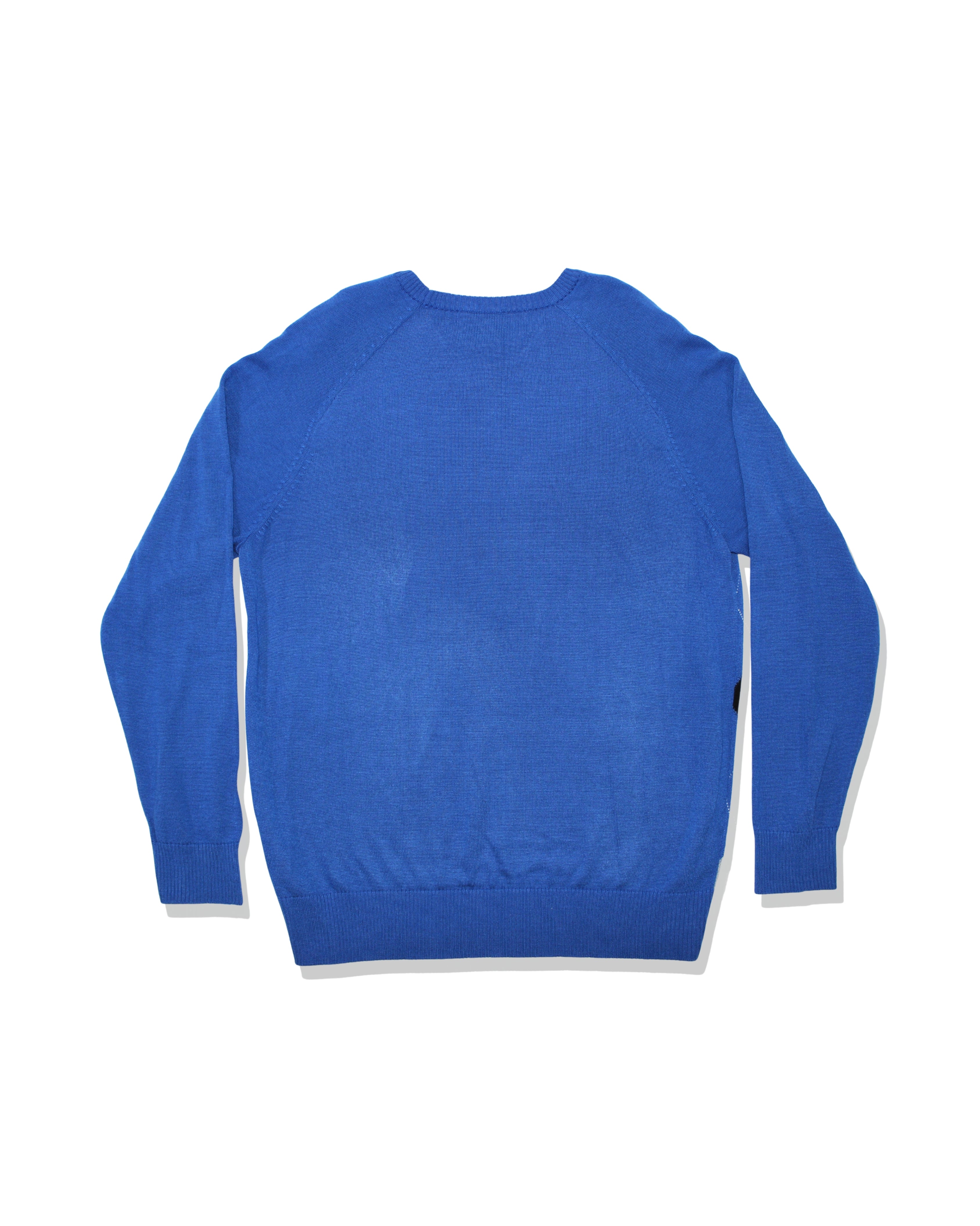 Nike Golf Bright Blue Diamond Pattern Jumper