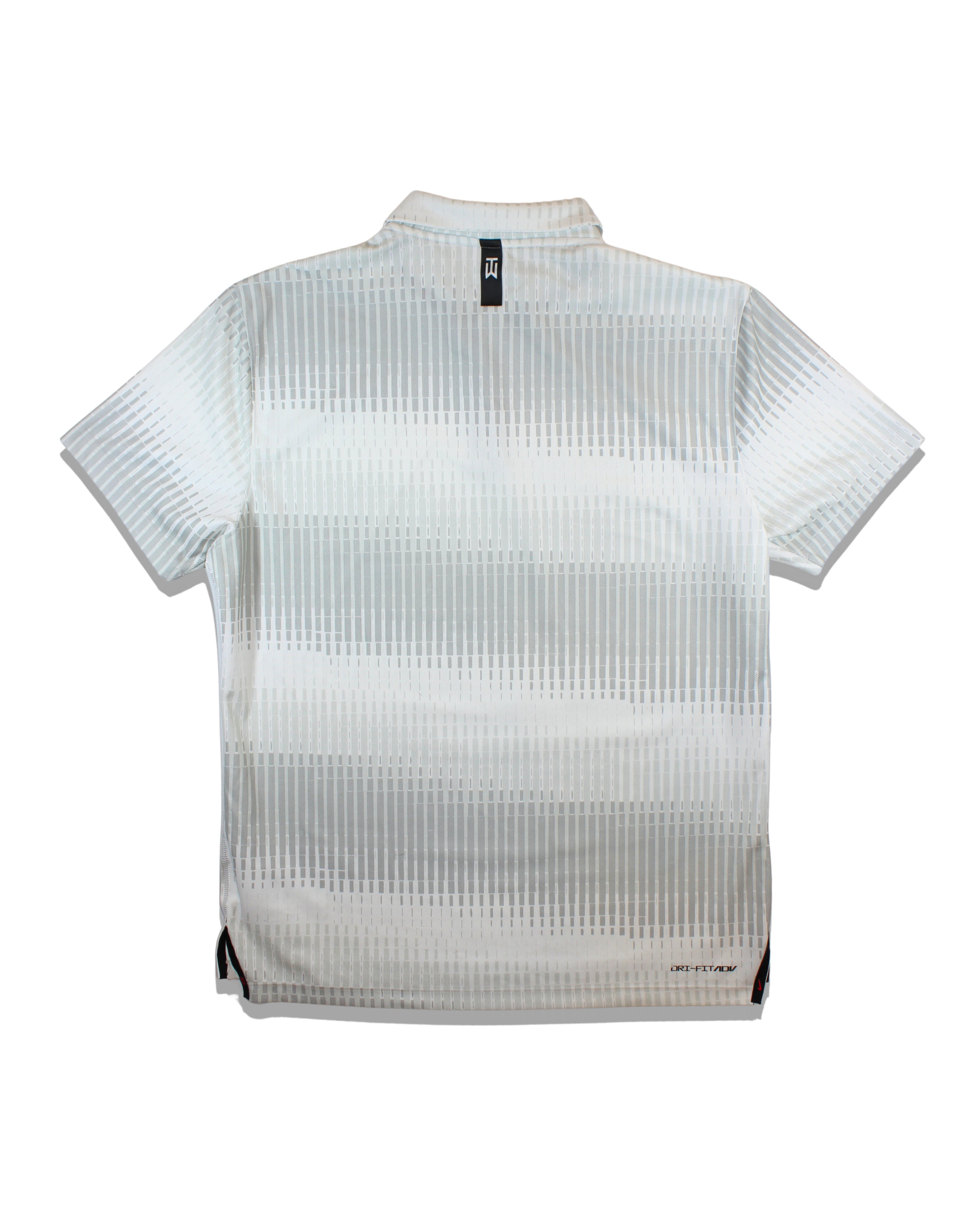 Nike Tiger Woods White Grey DRI-FIT ADV Polo