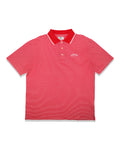 Callaway Red Striped Polo Shirt