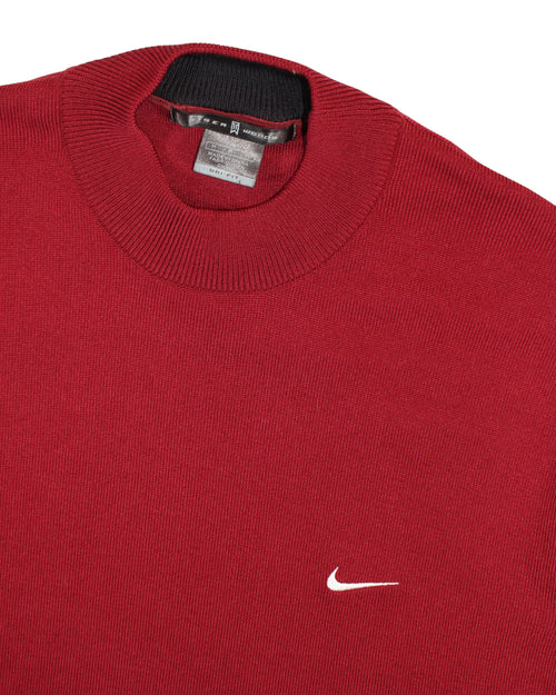 Nike Tiger Woods Red Crewneck Jumper