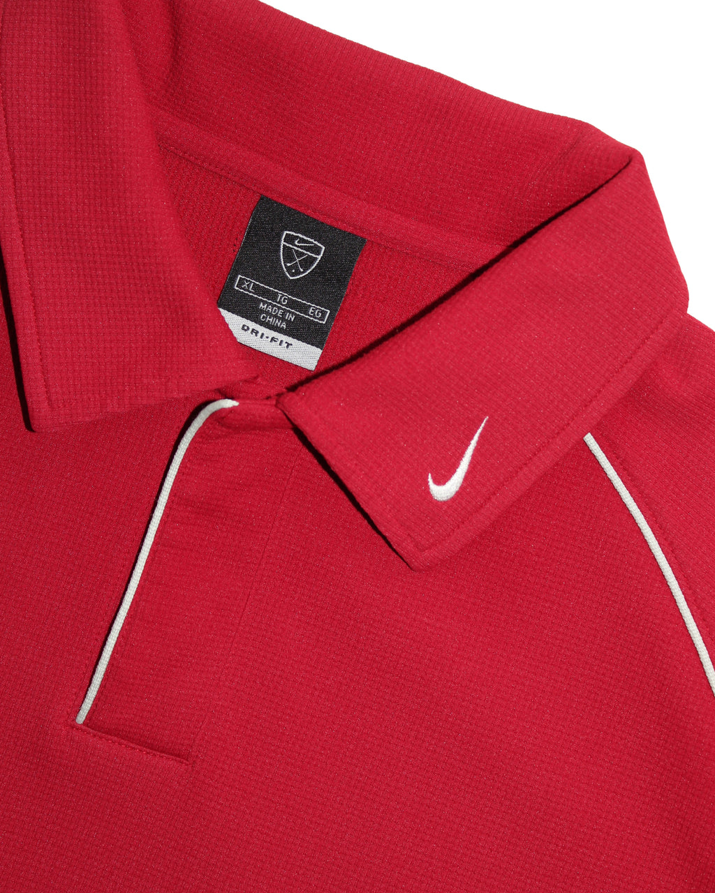 Nike Golf 90s Red Dri-FIT Polo