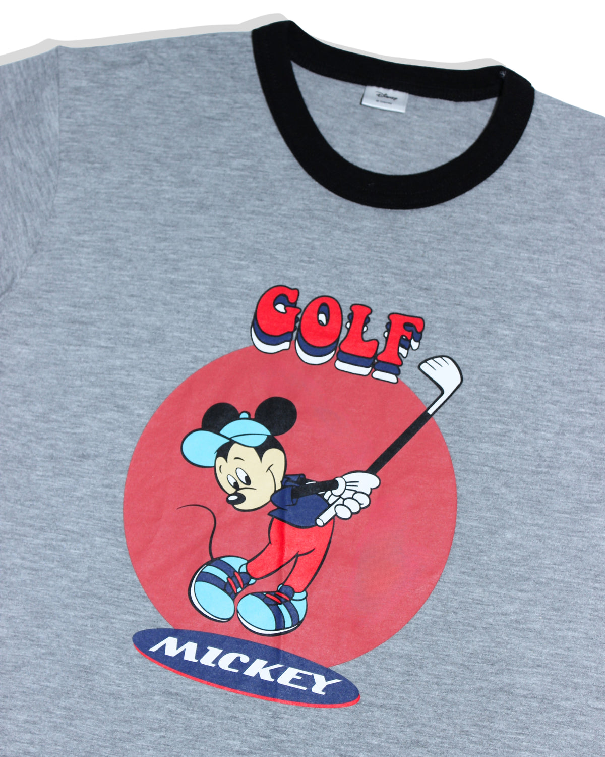 Disney Golf Print Grey Tee
