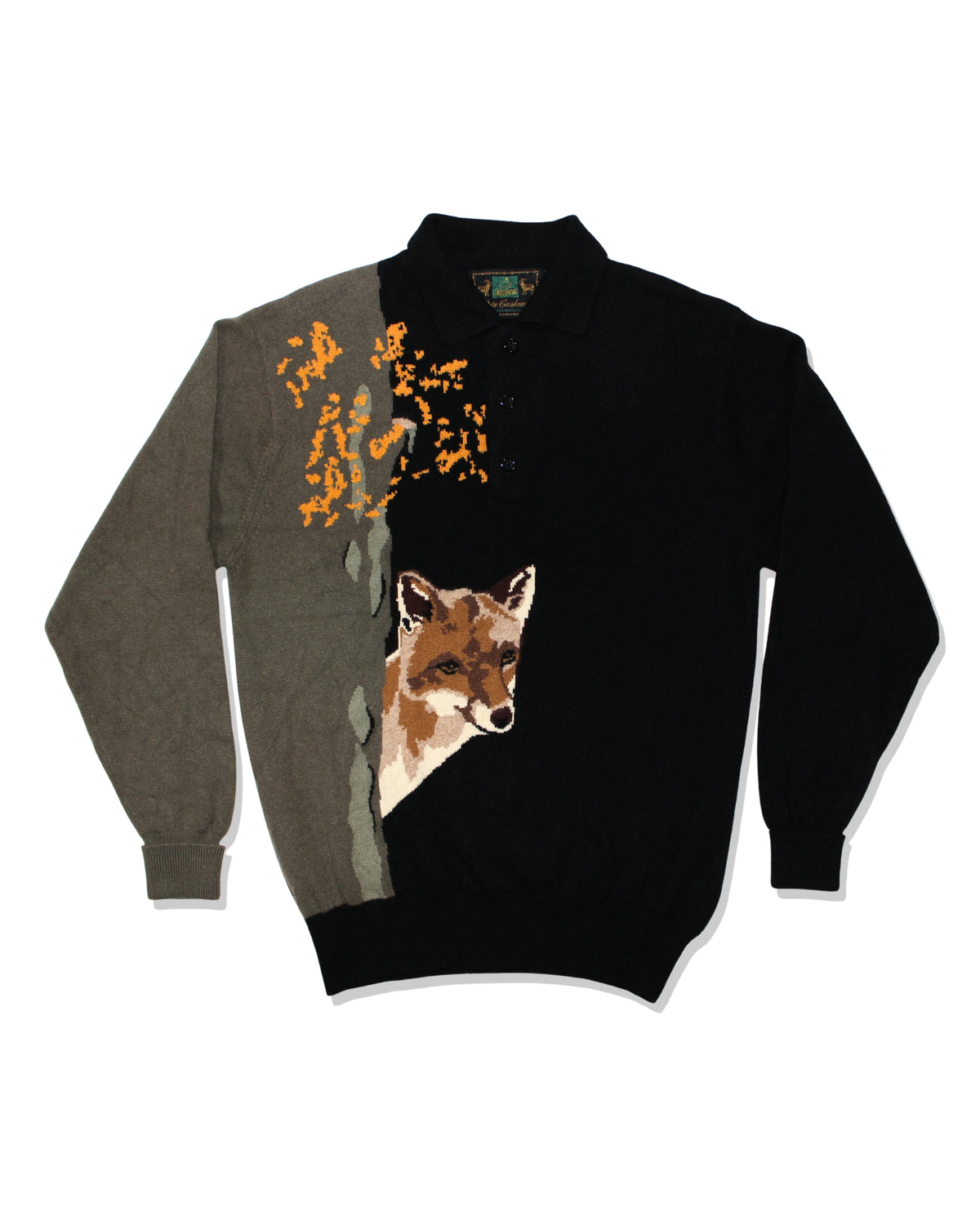 Masters Pure Cashmere Fox Knit Sweater