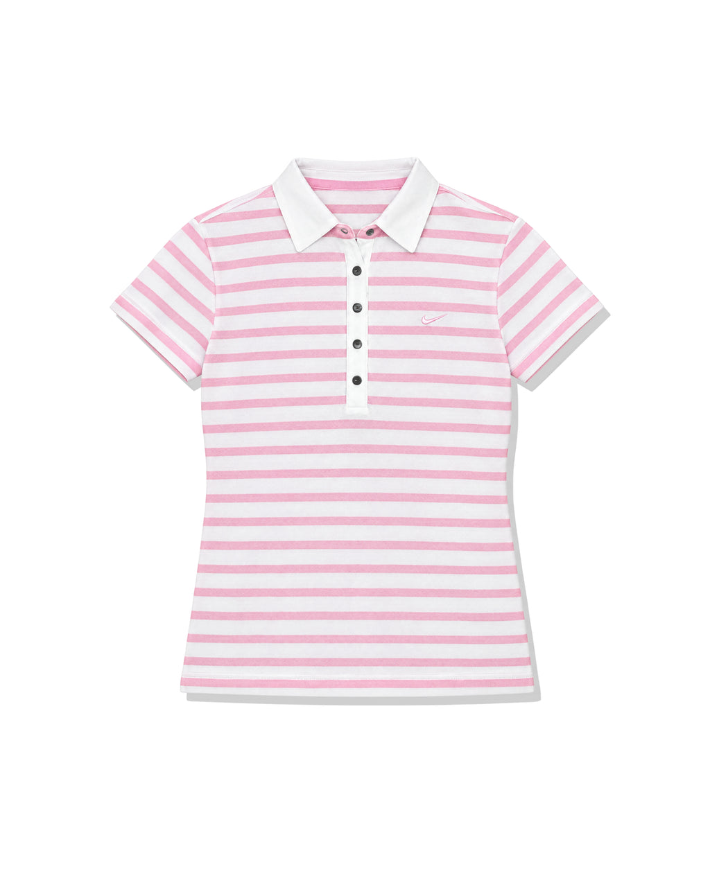 Nike Golf Womens Pink Striped Polo