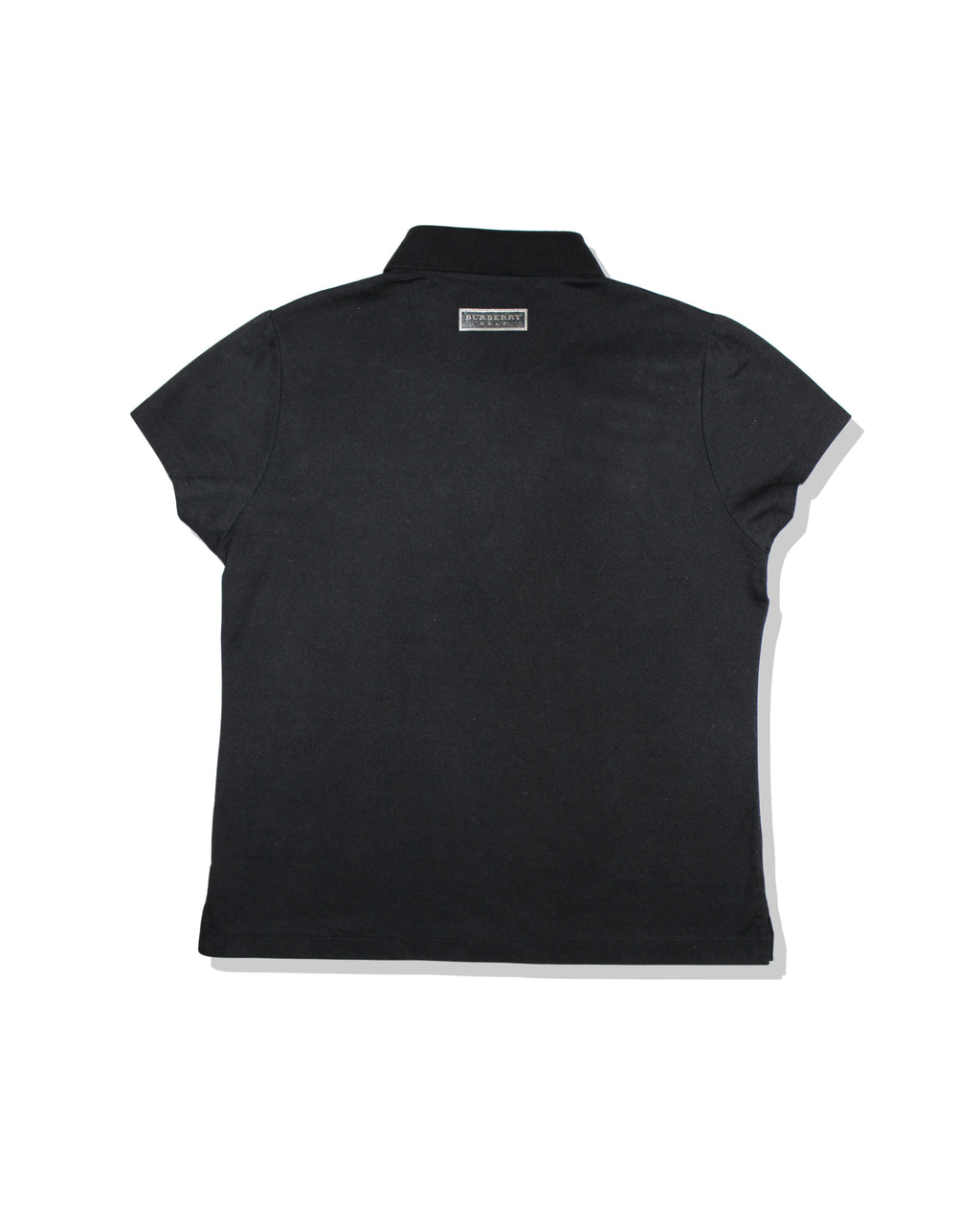 Burberry Golf Womens Black Zip Polo