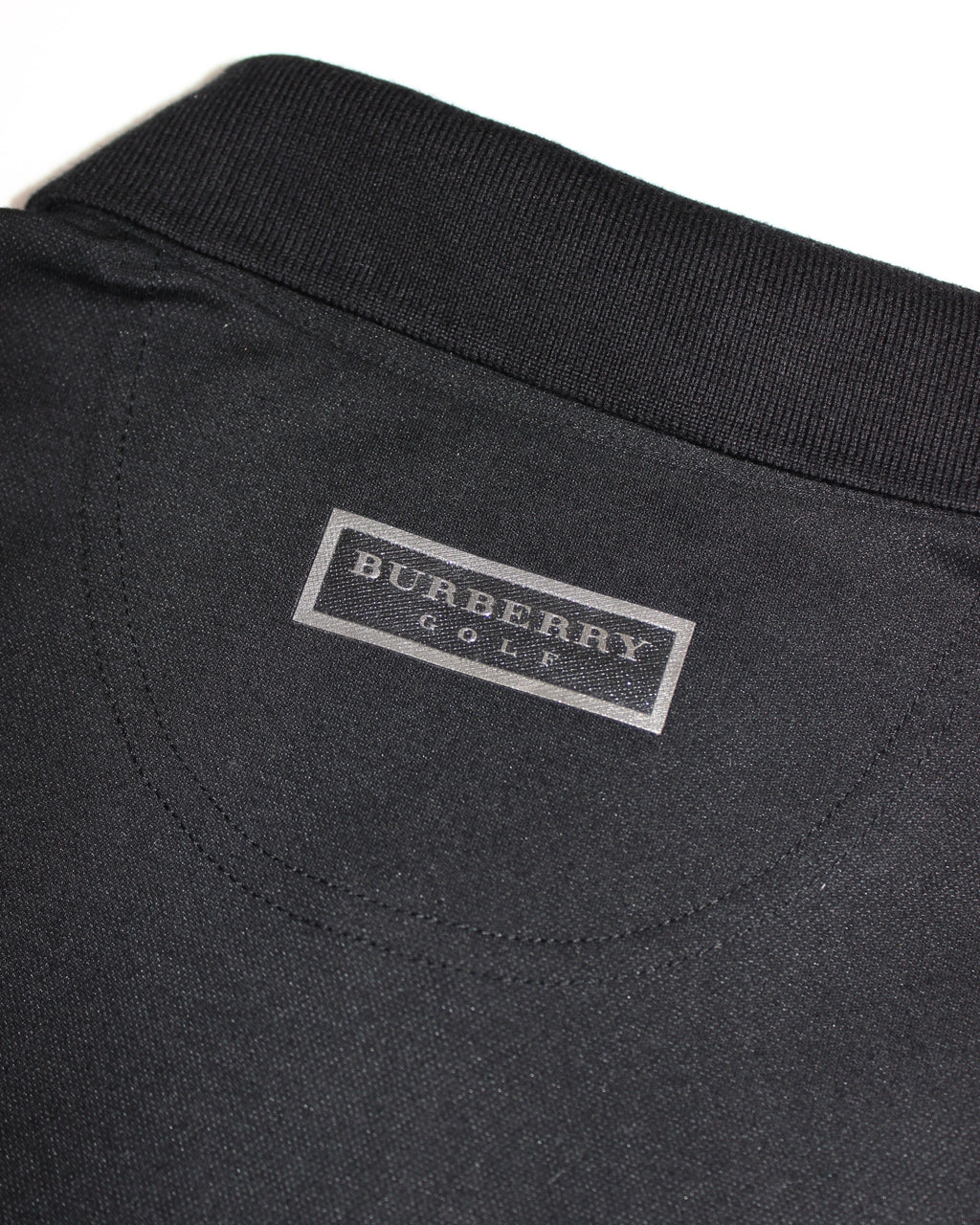 Burberry Golf Womens Black Zip Polo