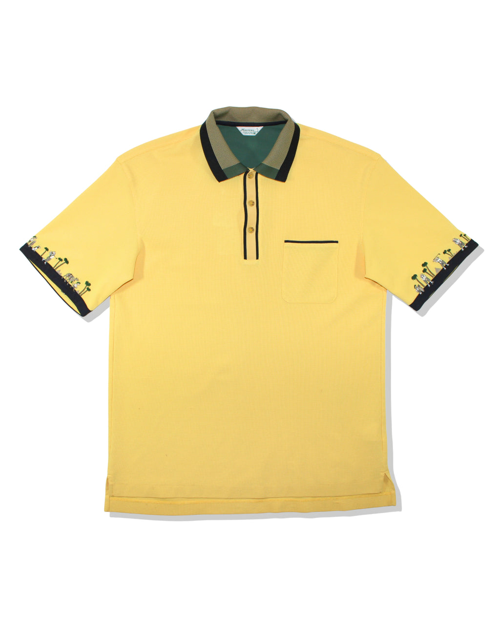 Masters Augusta National Mustard Polo