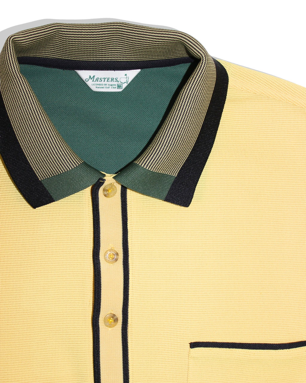 Masters Augusta National Mustard Polo