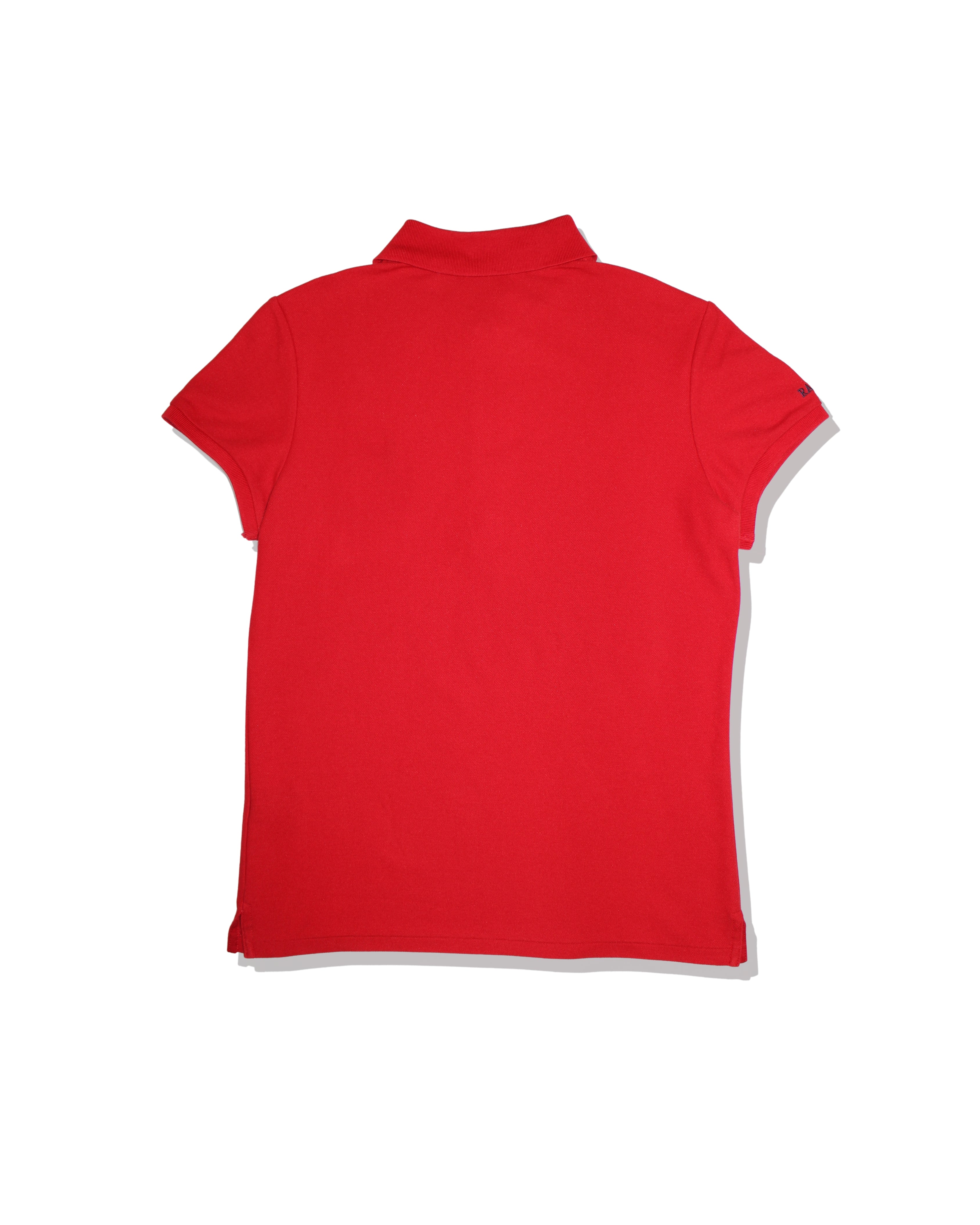 Ralph Lauren Golf Womens Red Zip Polo