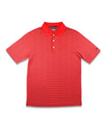 Nike Tiger Woods Red Striped Polo