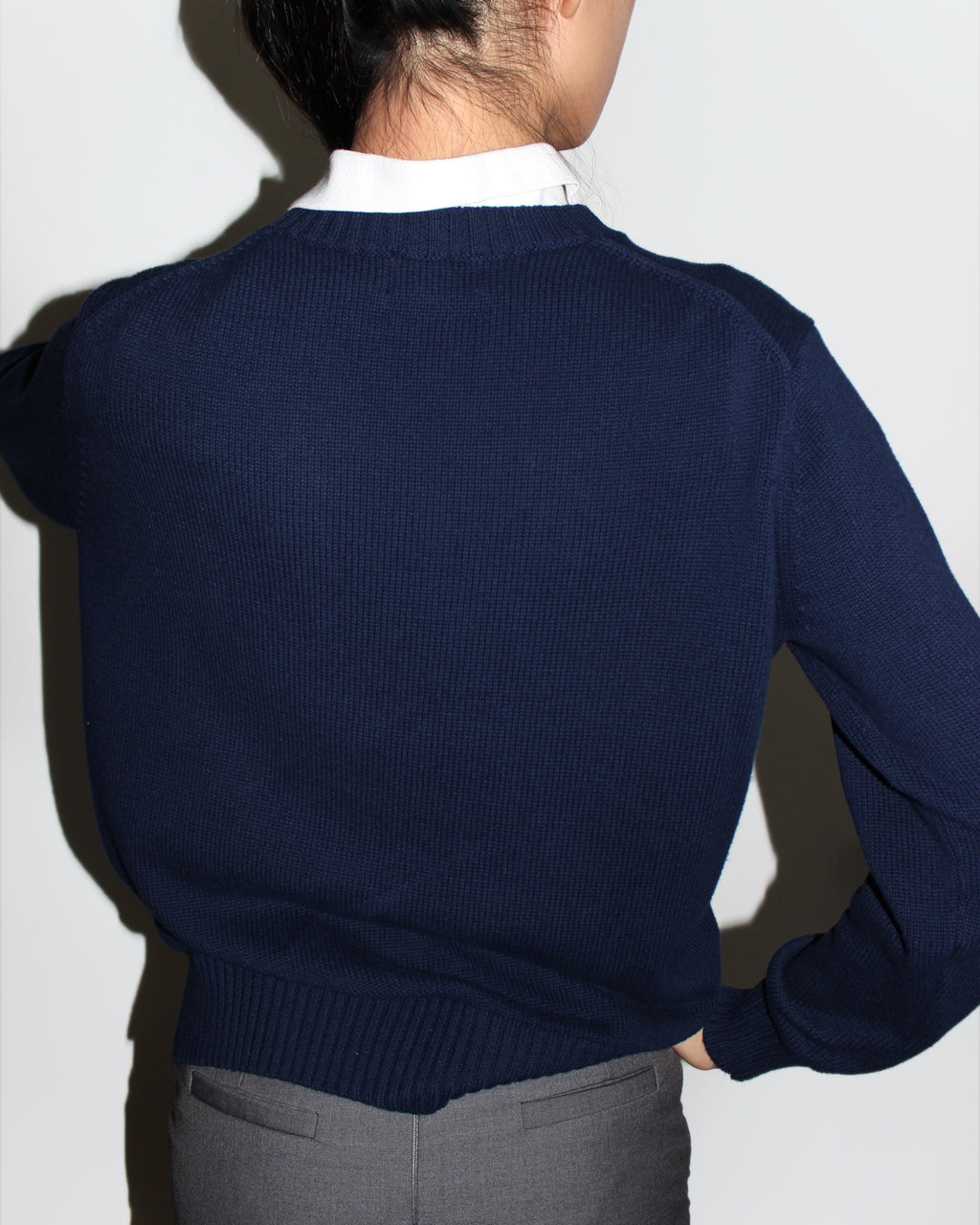 Ralph Lauren Womens Navy Golf Bear Knit Jumper
