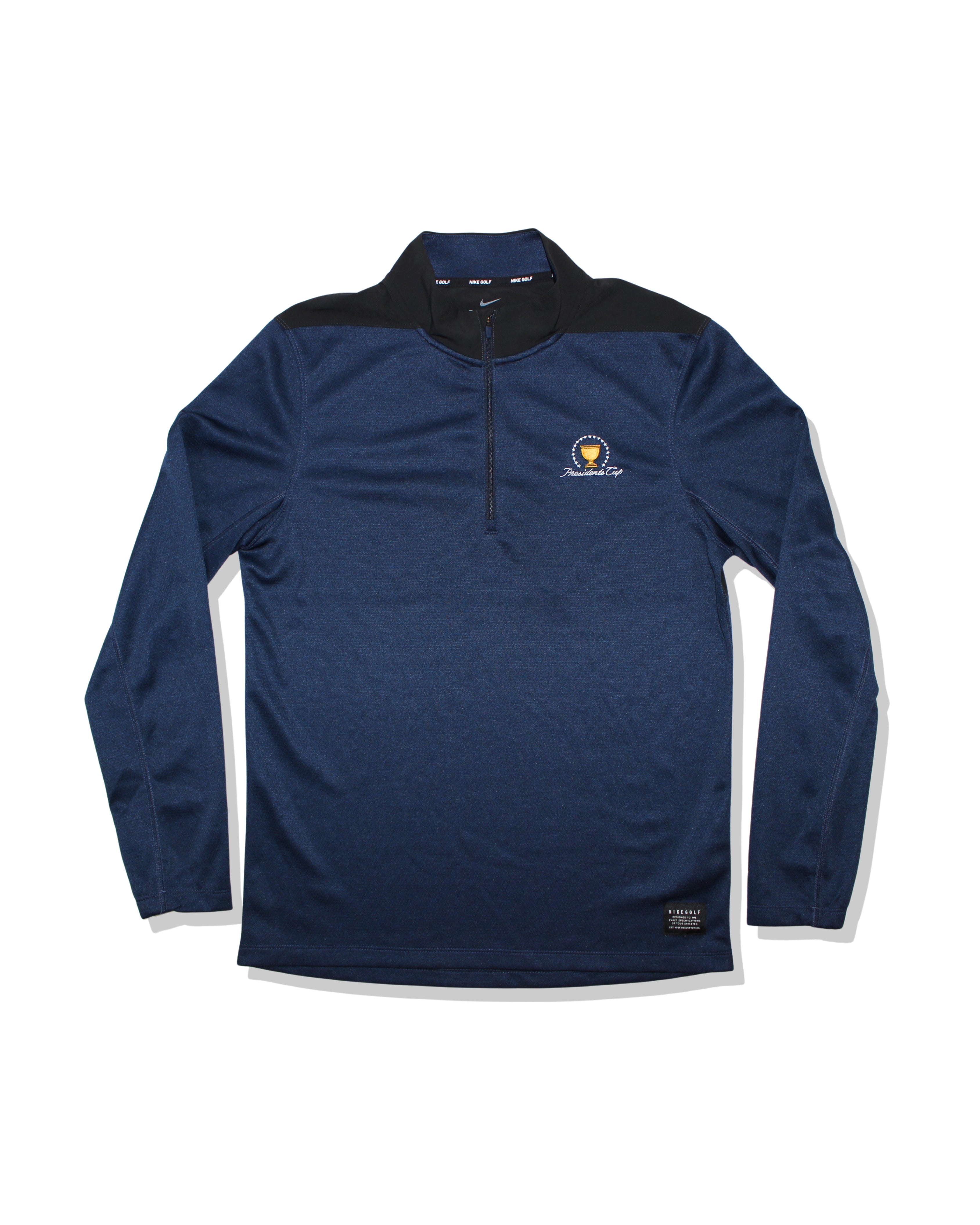 Nike Golf President Cup Navy Quarter Zip Top